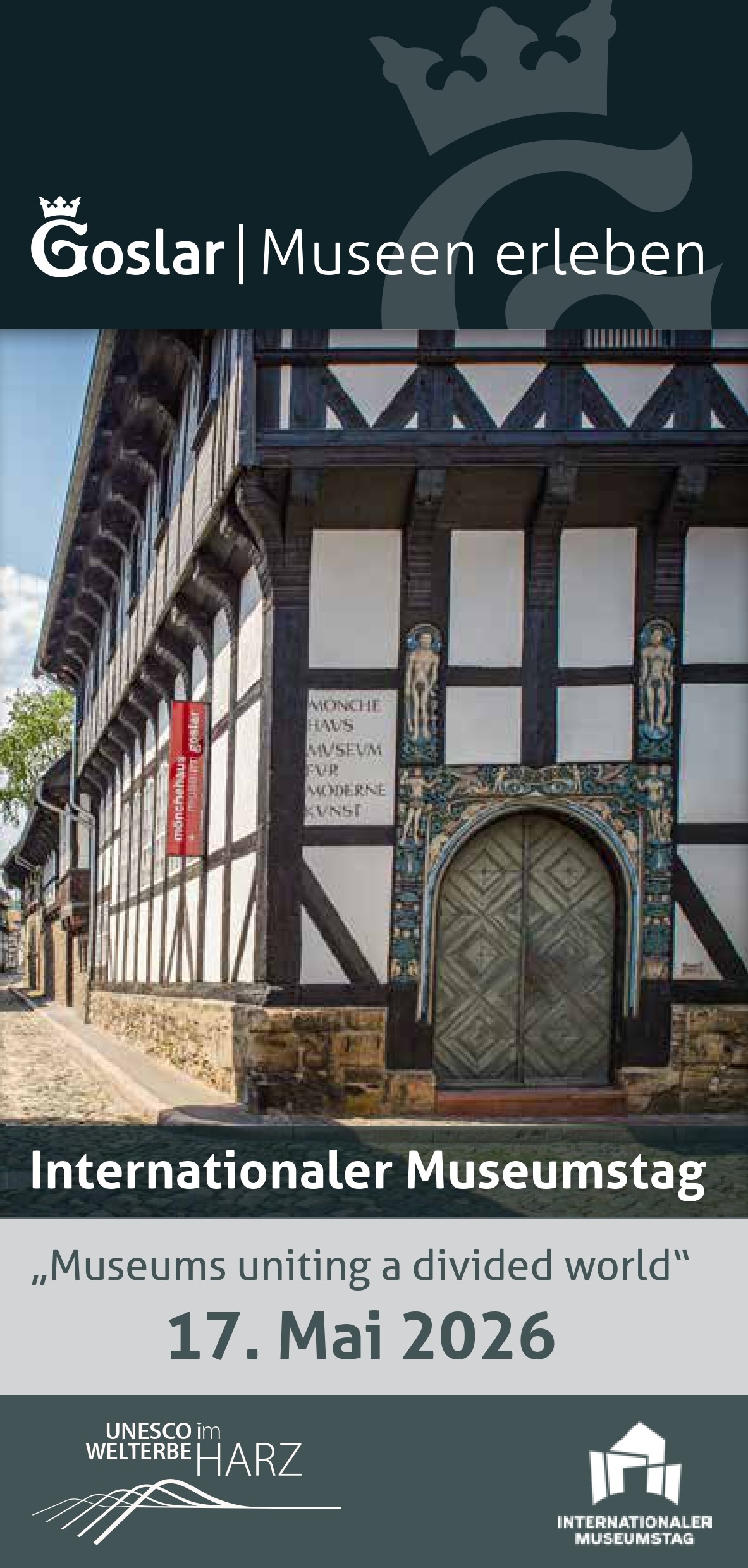 Am 17. Mai 2026 steht Goslar ganz im Zeichen des Internationalen Museumstags!